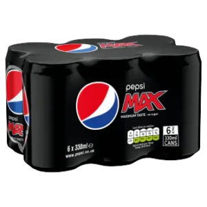 Pepsi max 6 pack 6x330ml
