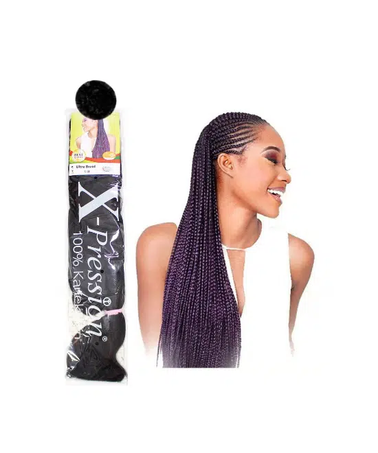 Xpression Lagos braid Pre Stretched 1B Natural Black